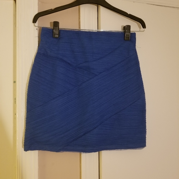 None Dresses & Skirts - Blue mini skirt